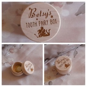 Tooth Fairy box personalised with Name