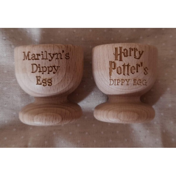 Dippy Egg - Personalised Wooden egg cups