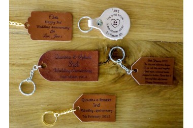 Leather Tags & Key Rings