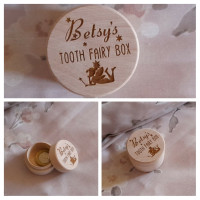 Tooth Fairy box personalised with Name