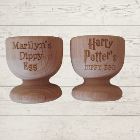 Dippy Egg - Personalised Wooden egg cups