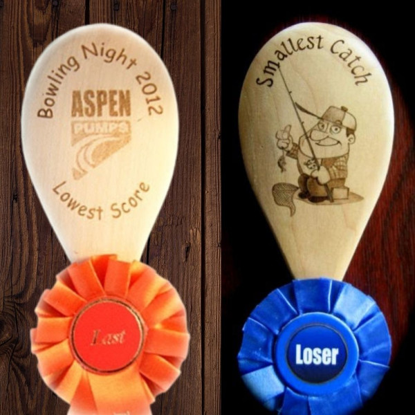 World's Greatest Stirrer, spoon award with rosette - Extra Large spoon