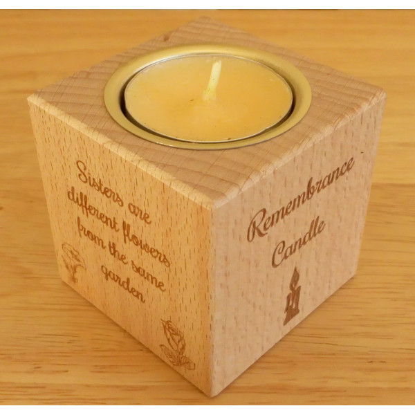 Personalised Tealight Holder - In Loving Memory