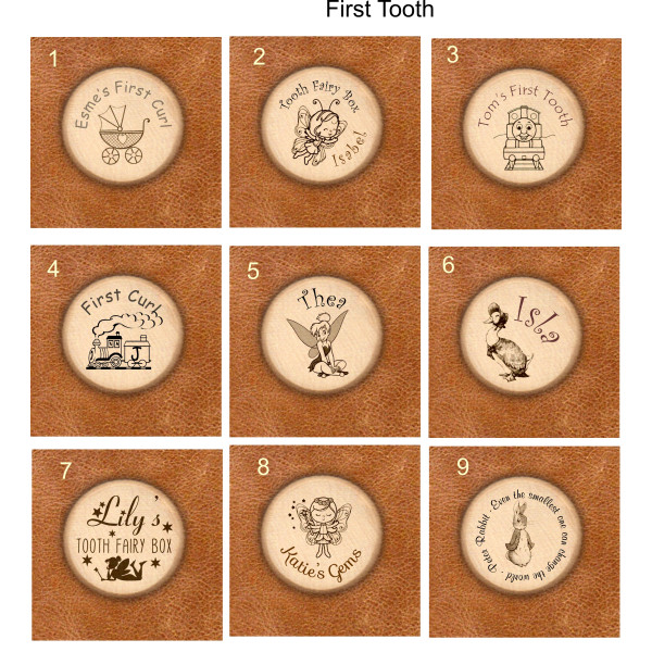 Tooth Fairy Box - First Tooth or First Curl