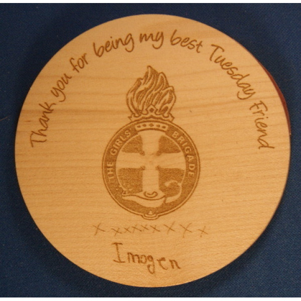 Wooden Coaster - Teacher Gift
