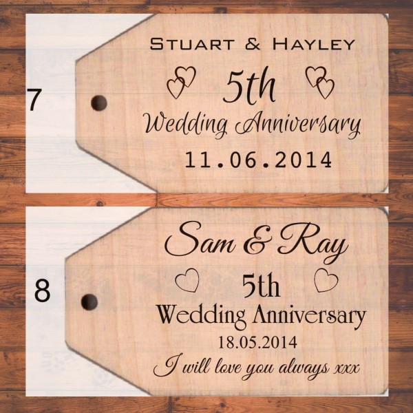 Wooden tags and Keyrings engraved and personalised