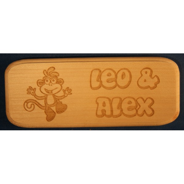 Kids Wooden Door Name Plates - Personalised in your own ideas