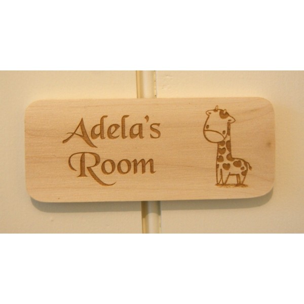 Kid's Wooden Door Name Plates - Personalised in your own ideas