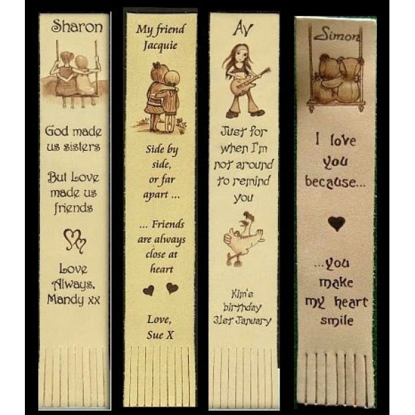 Leather Bookmarks - Inspirational Quotes