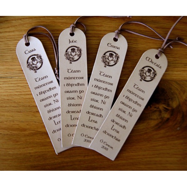 Personalised Leather Bookmarks - Your own ideas