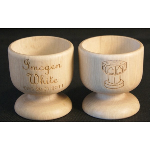 Personalised Wooden Egg cups