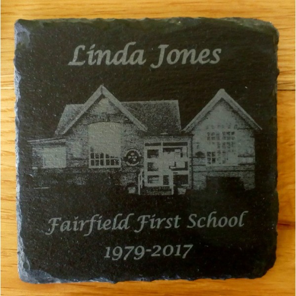 Slate Coasters - engraved in your own ideas