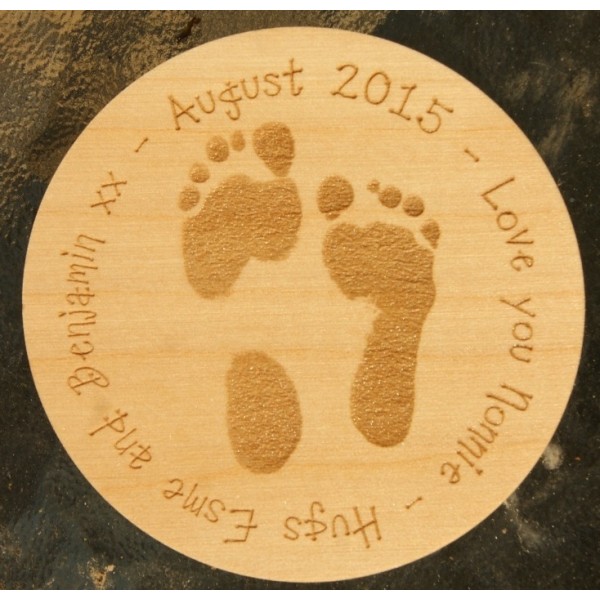Wooden Coasters - Engraved and Personalised