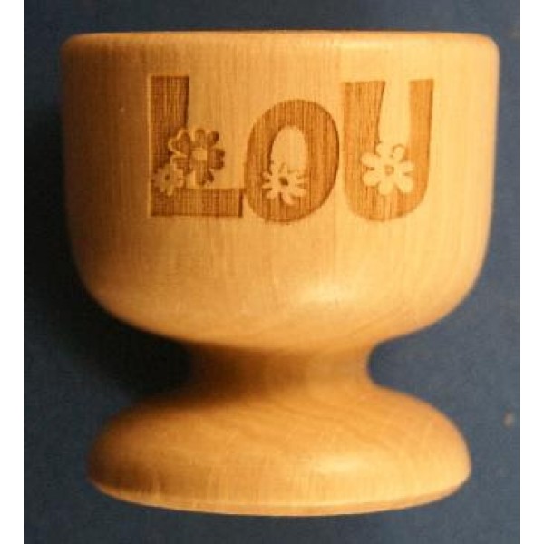 Personalised Wood Egg Cups
