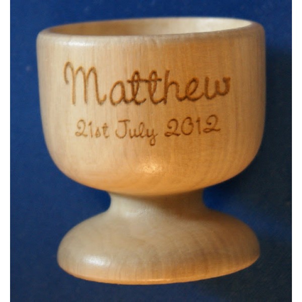 Personalised Wood Egg Cups